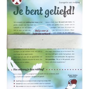 Evangelisatieflyer Prayer Stations Nederland