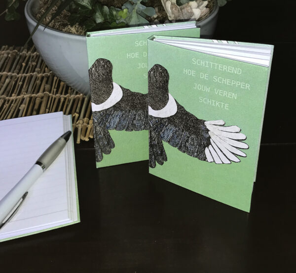 Prachtige notitieboeken met vogels erop. Een perfecte combinatie van stijl en functionaliteit.