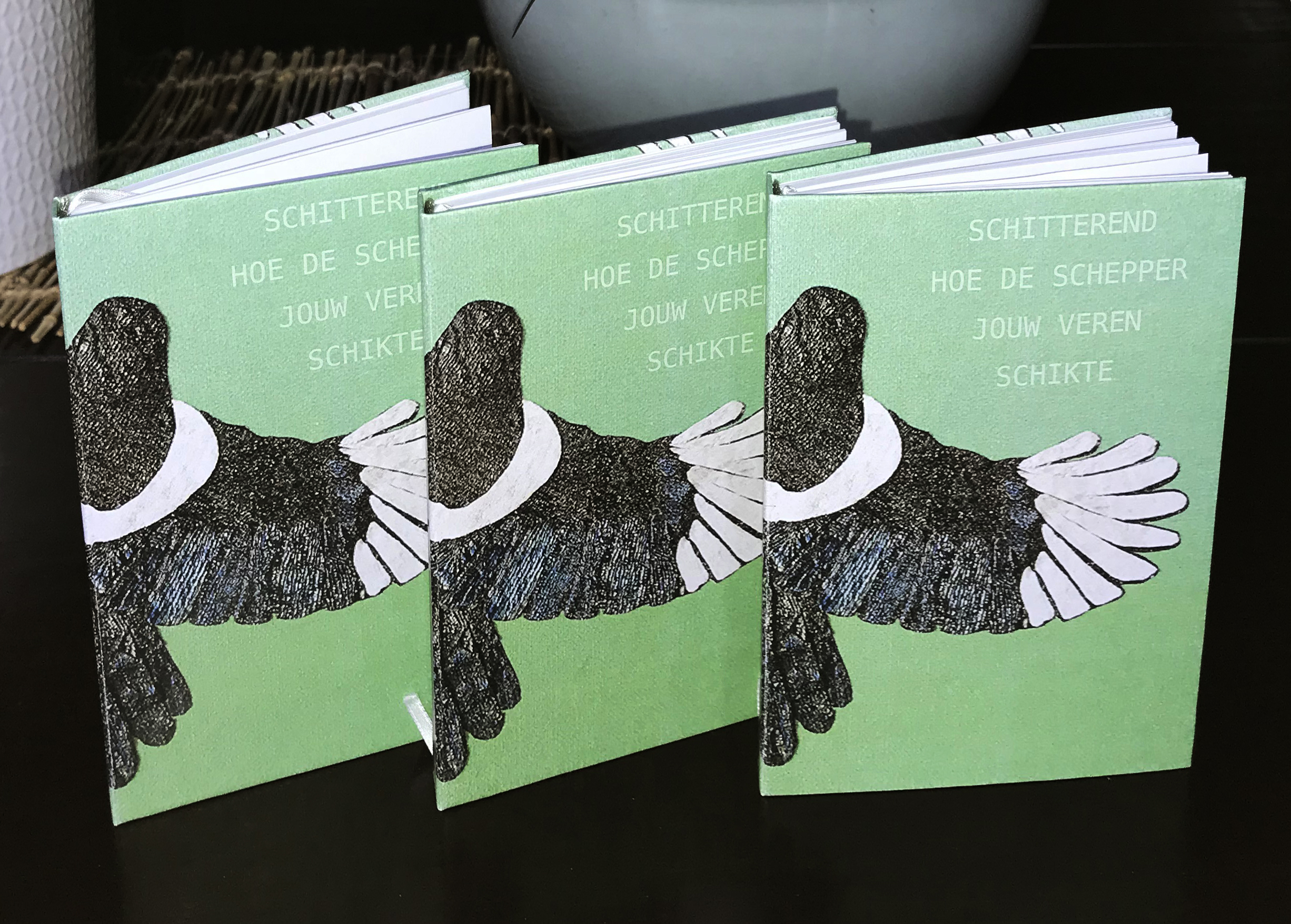 Drie prachtige notitieboeken met vogels erop. Een perfecte combinatie van stijl en functionaliteit.